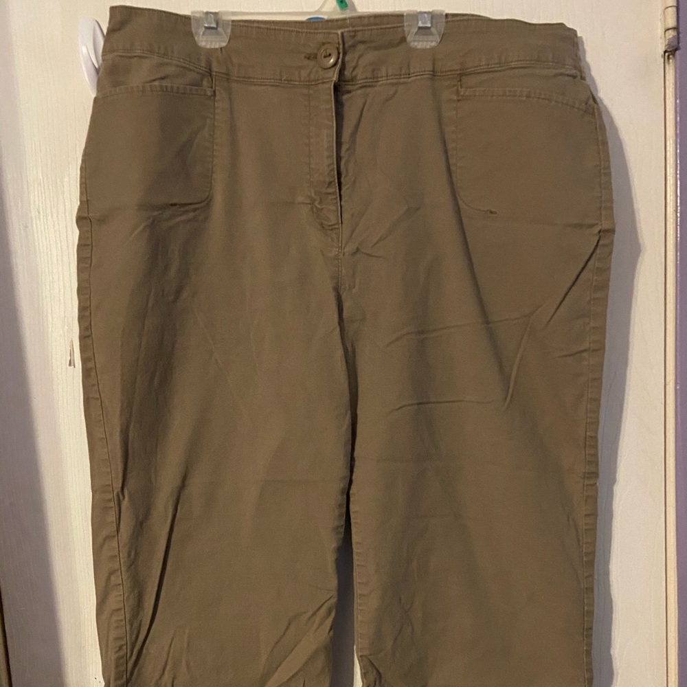 Woolrich Brown Cotton Capris